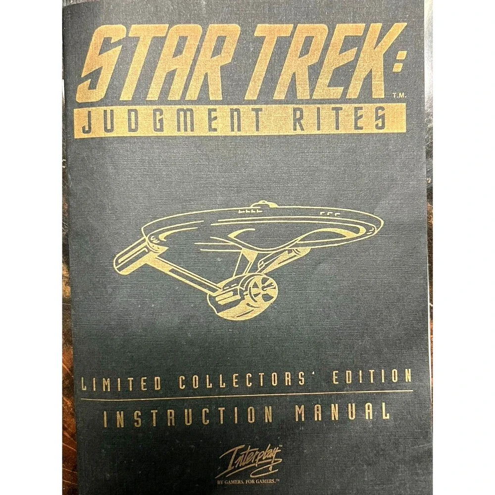 Star Trek: Judgment Rites Limited CD-ROM Collector's Edition (PC, 1995)
